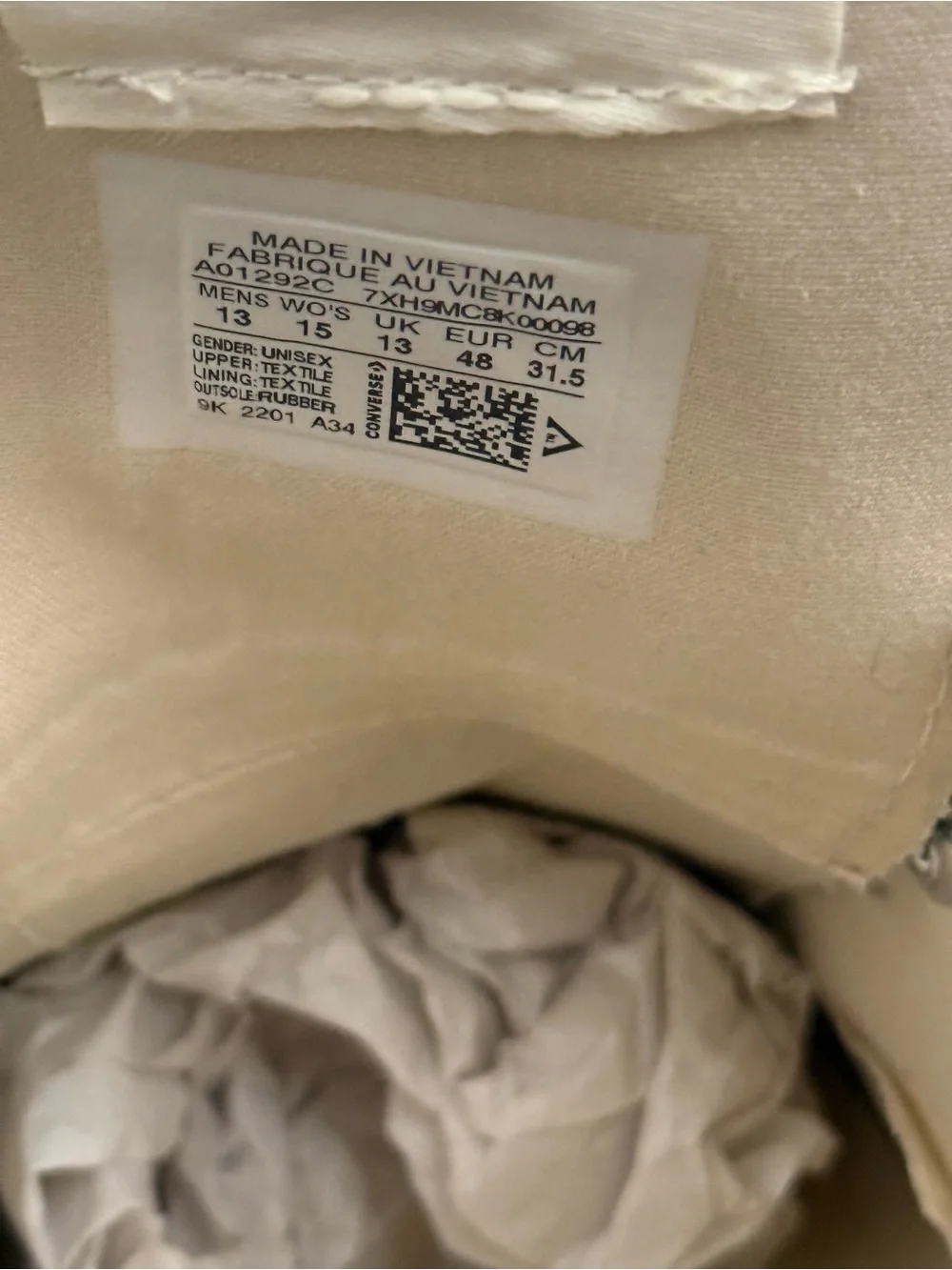 Rick Owens x Converse TURBODRK Chick 70 Silver Sneakers